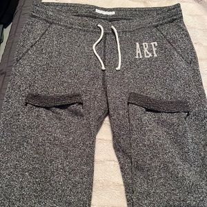 Abercrombie & Fitch Gray Track Pants
